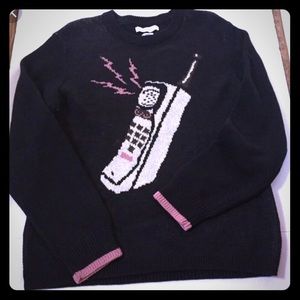 Urban Outfitters Large UO 90s  Cellphone Sweater